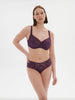 Squared neckline full cup bra - Euphoria Purple