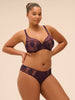 Plunging underwired bra - Fig