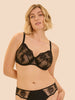 Full cup support bra - Black