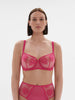 Half cup bra - Disco pink