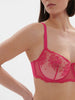 Half cup bra - Disco pink