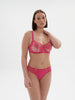 Half cup bra - Disco pink