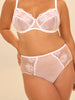 High-waist brief - White
