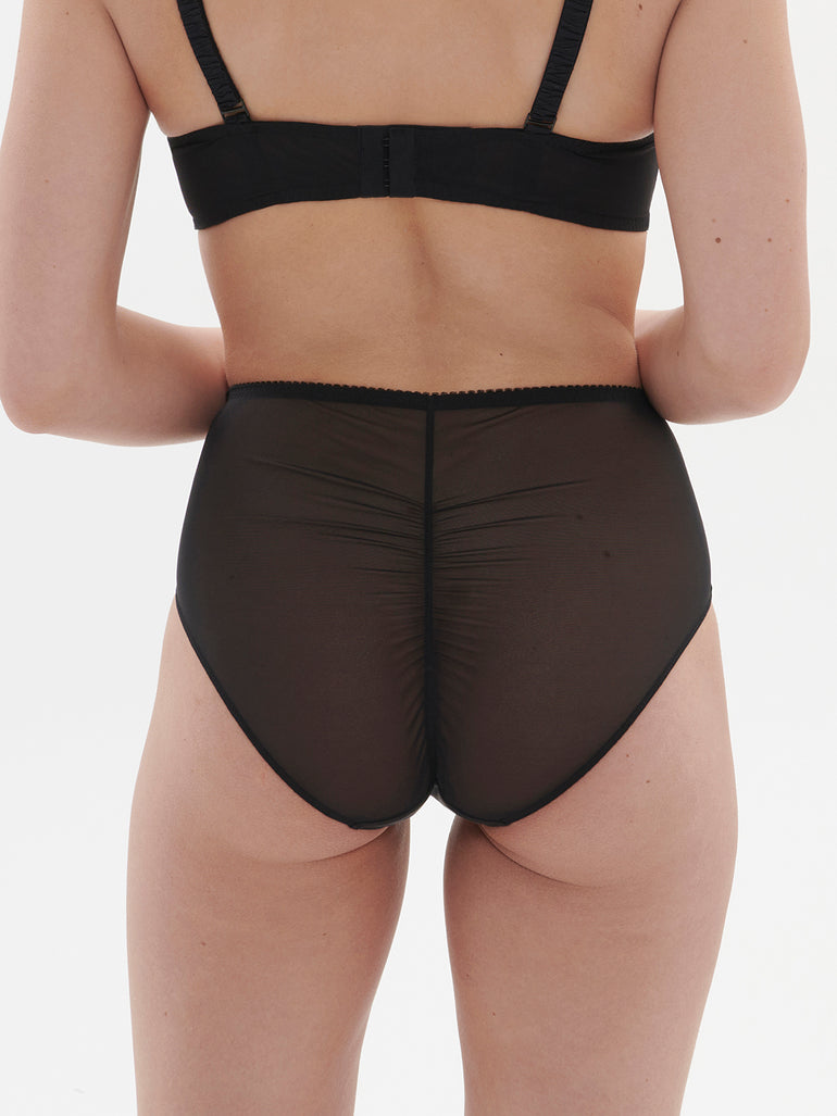 High-waist brief - Black