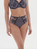 High-waist brief - Cinder Blue