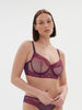 Half cup bra - Euphoria Purple