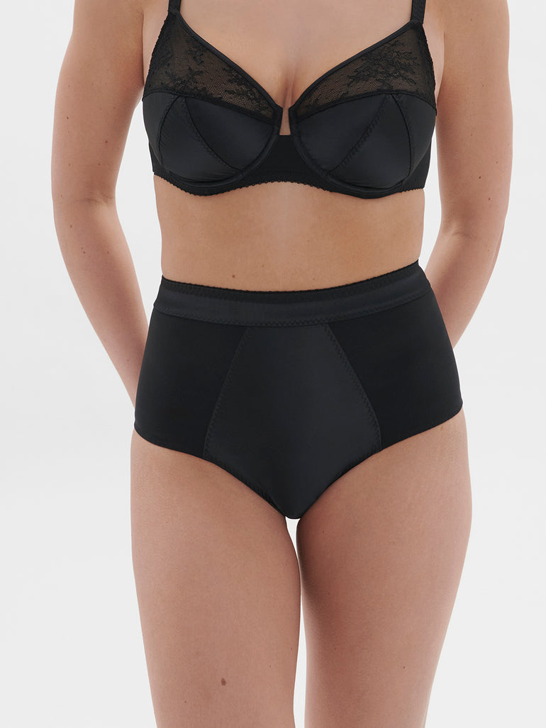 High-waist brief - Black