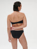 Underwired bandeau bikini top - Black