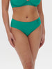 High-waist bikini brief - Waterfall Green