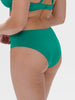 High-waist bikini brief - Waterfall Green