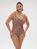 Wireless Molded One-Piece - Menara Pink Print