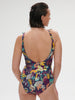 Wireless Molded One-Piece - Seaside Blue Print