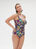 Wireless Molded One-Piece - Seaside Blue Print