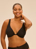 Underwired triangle bra - Black