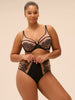 Plunging underwired bra - Light Tatoo