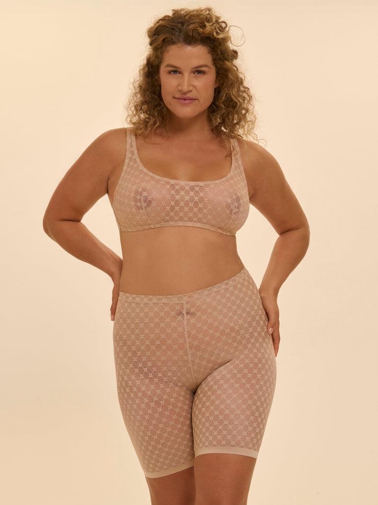 Soft cup triangle bra - Peau rosée