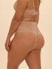 High waist shaper thong - Peau rosée