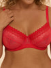 Full cup support bra - Flamingo
