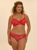 Full cup support bra - Flamingo