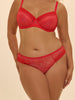 Full cup support bra - Flamingo
