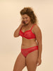 Full cup support bra - Flamingo