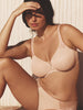 Rigid moulded bra - Peau rosée