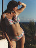 Underwired bikini top - Tropico white print