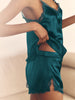 Night short - Emerald green