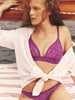 Soft cup triangle bra - Divine Purple