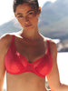 Underwired scarf bra - Flamingo