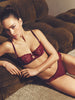 Half cup bra - Spinel Red